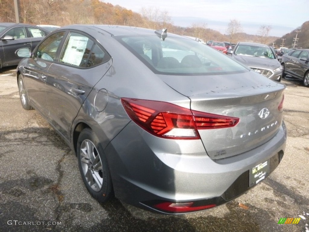 2019 Elantra SEL - Machine Gray / Black photo #6