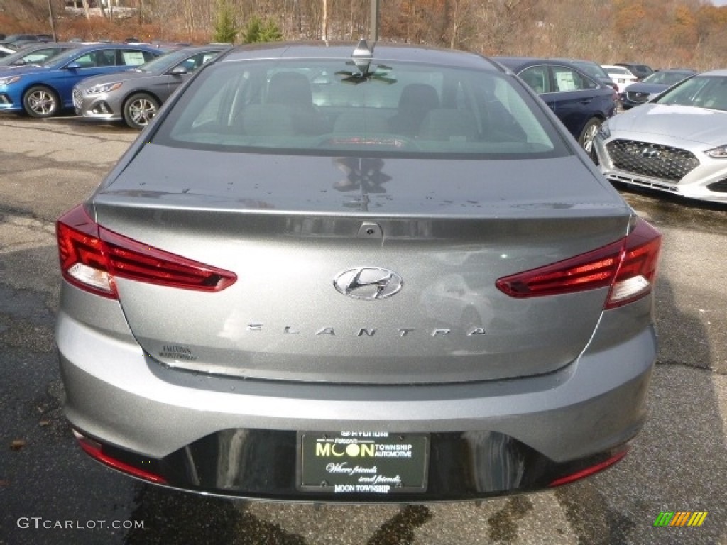 2019 Elantra SEL - Machine Gray / Black photo #7