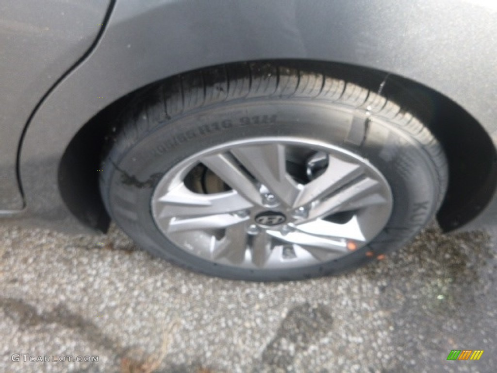 2019 Elantra SEL - Machine Gray / Black photo #8