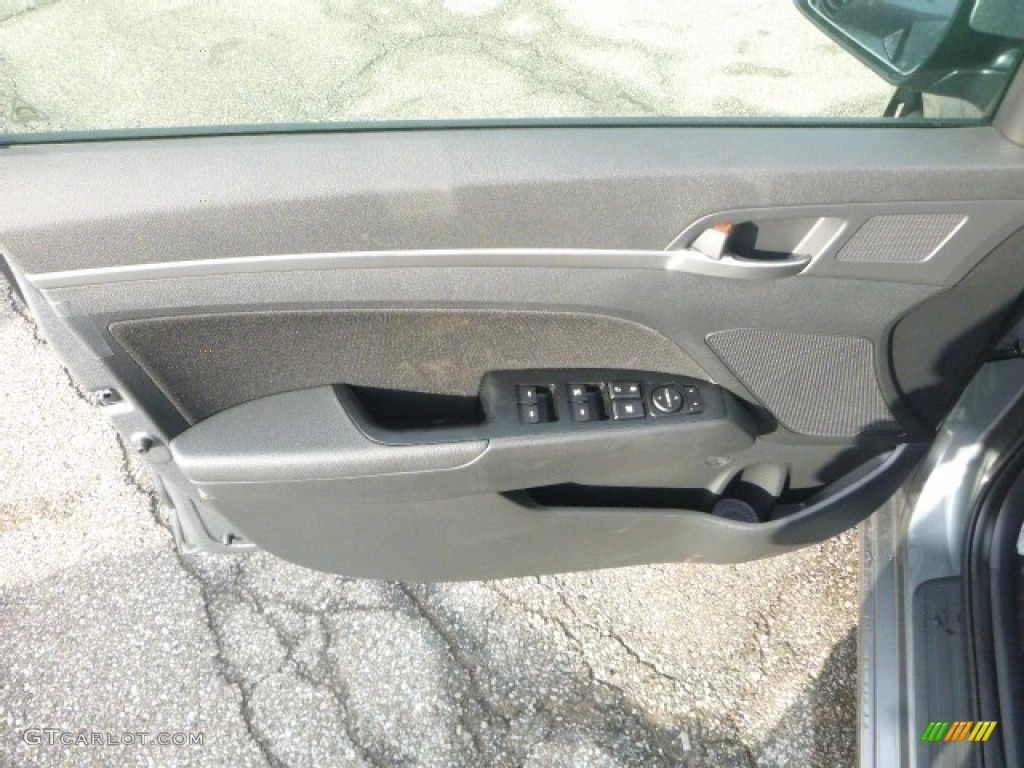 2019 Elantra SEL - Machine Gray / Black photo #11