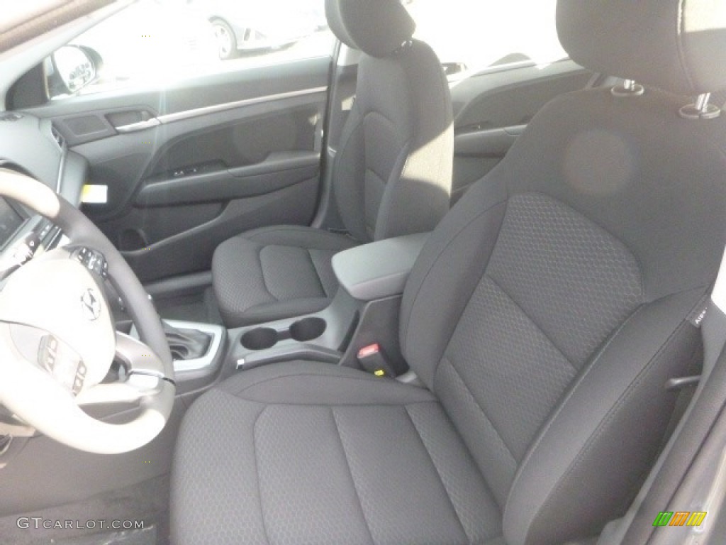2019 Elantra SEL - Machine Gray / Black photo #12