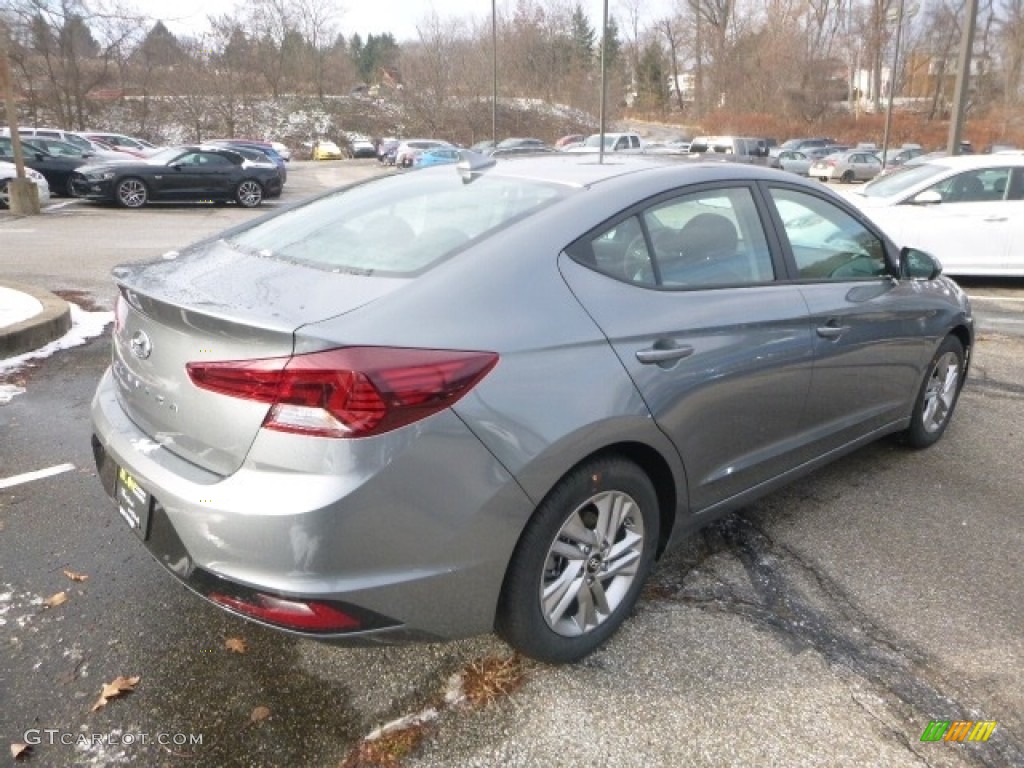 2019 Elantra SEL - Machine Gray / Black photo #2