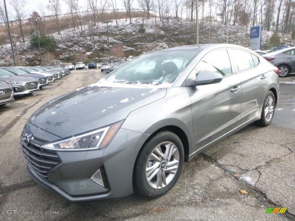 2019 Elantra SEL - Machine Gray / Black photo #5