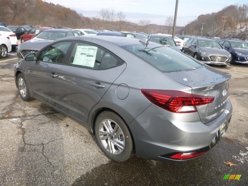 2019 Elantra SEL - Machine Gray / Black photo #6