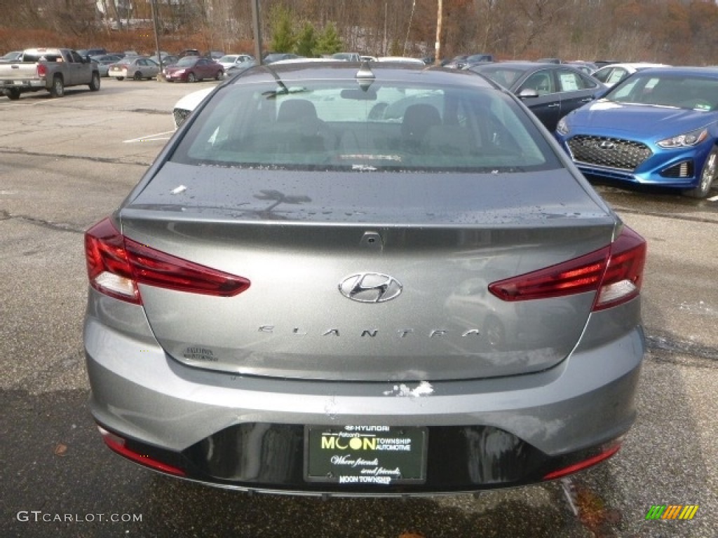 2019 Elantra SEL - Machine Gray / Black photo #7