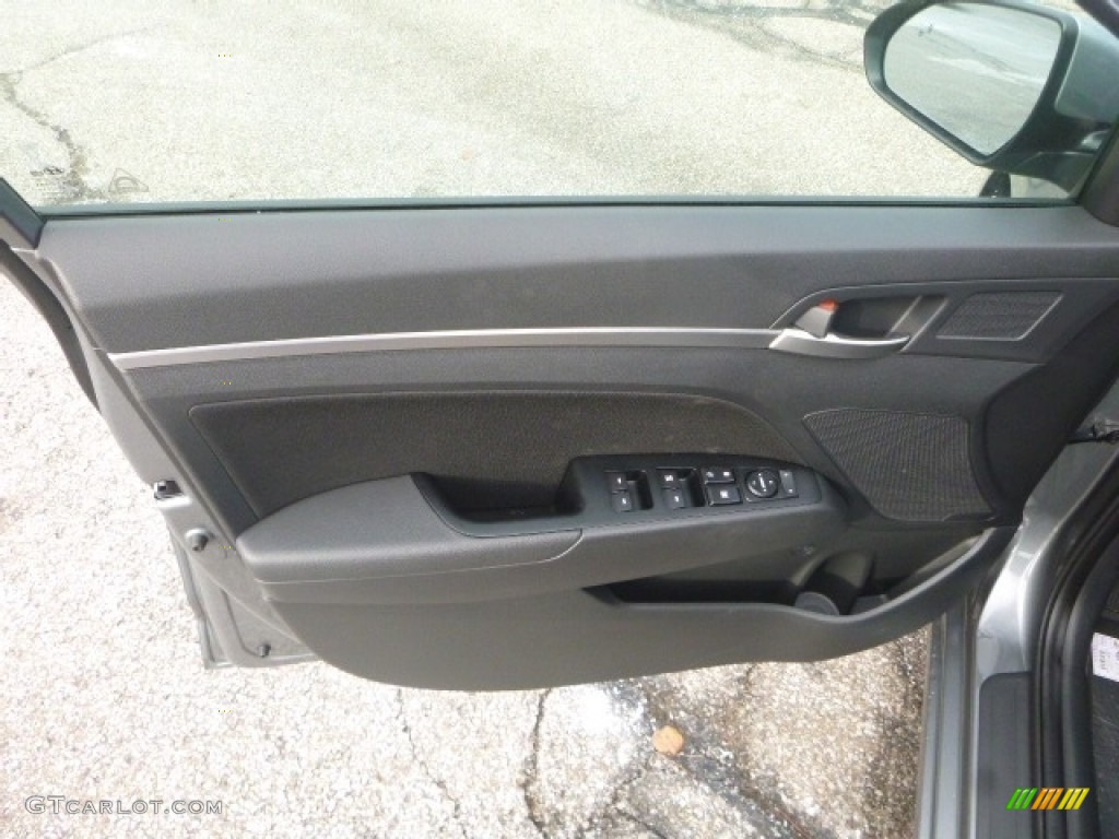 2019 Elantra SEL - Machine Gray / Black photo #11