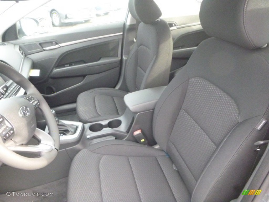 2019 Elantra SEL - Machine Gray / Black photo #12