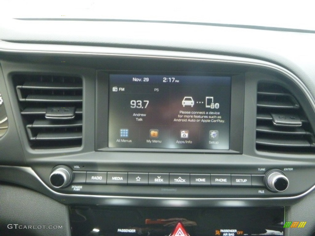 2019 Elantra SEL - Machine Gray / Black photo #14