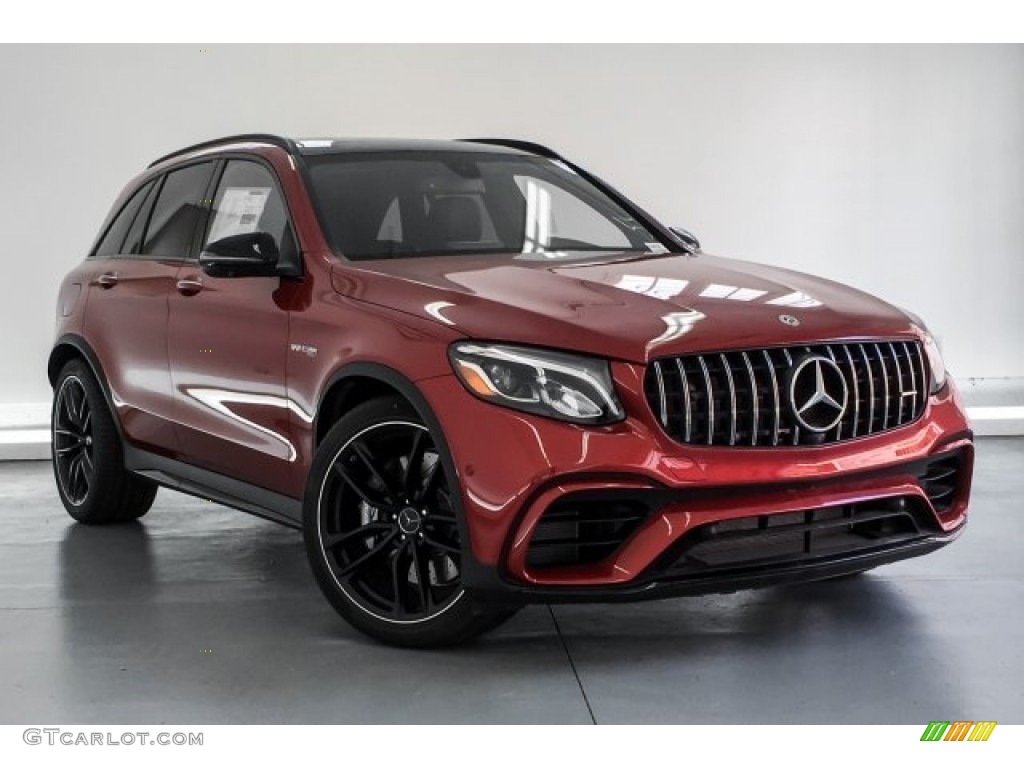 2019 GLC AMG 63 4Matic - designo Cardinal Red Metallic / Black photo #12