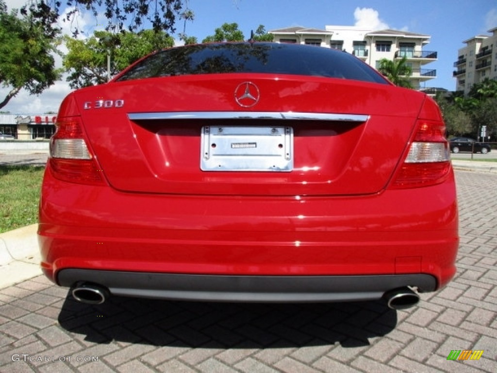 2009 C 300 Luxury - Mars Red / Almond/Mocha photo #7