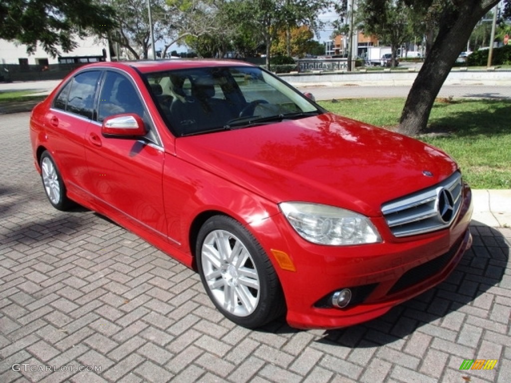 2009 C 300 Luxury - Mars Red / Almond/Mocha photo #13
