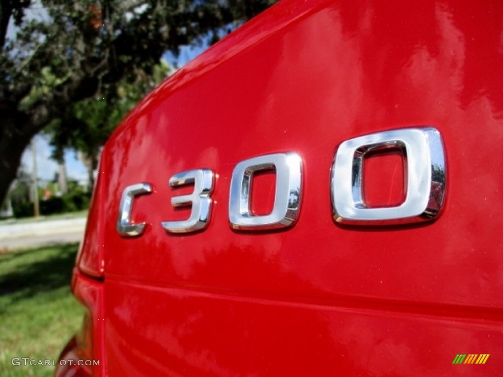 2009 C 300 Luxury - Mars Red / Almond/Mocha photo #15