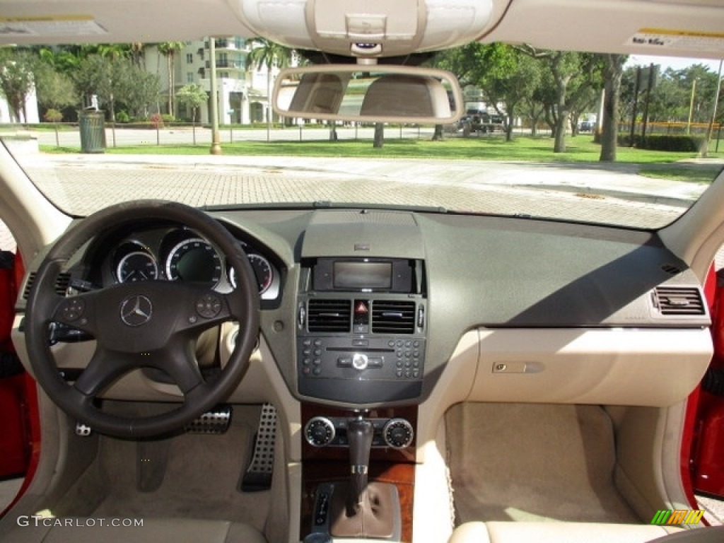 2009 C 300 Luxury - Mars Red / Almond/Mocha photo #20