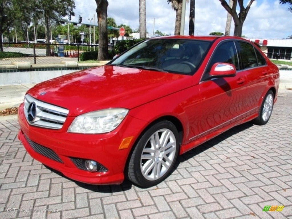 2009 C 300 Luxury - Mars Red / Almond/Mocha photo #30