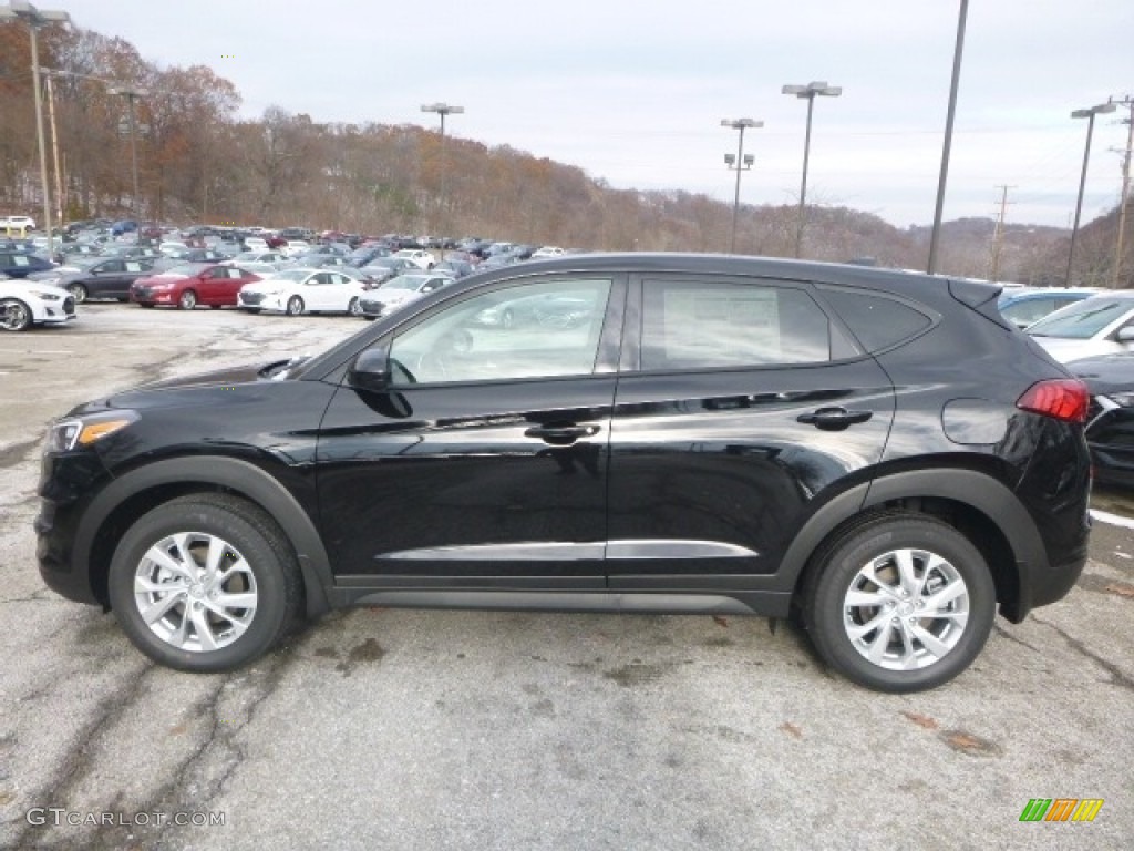 Black Noir Pearl 2019 Hyundai Tucson SE AWD Exterior Photo #130663520