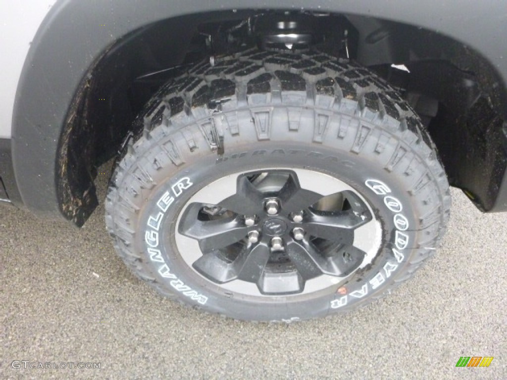 2019 1500 Rebel Crew Cab 4x4 - Bright Silver Metallic / Black/Red photo #8