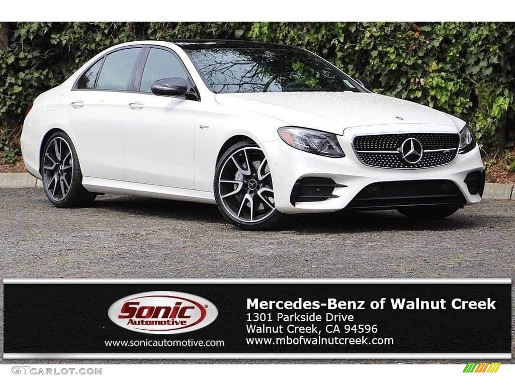 2018 E 43 AMG 4Matic Sedan - designo Diamond White Metallic / Nut Brown/Black photo #1