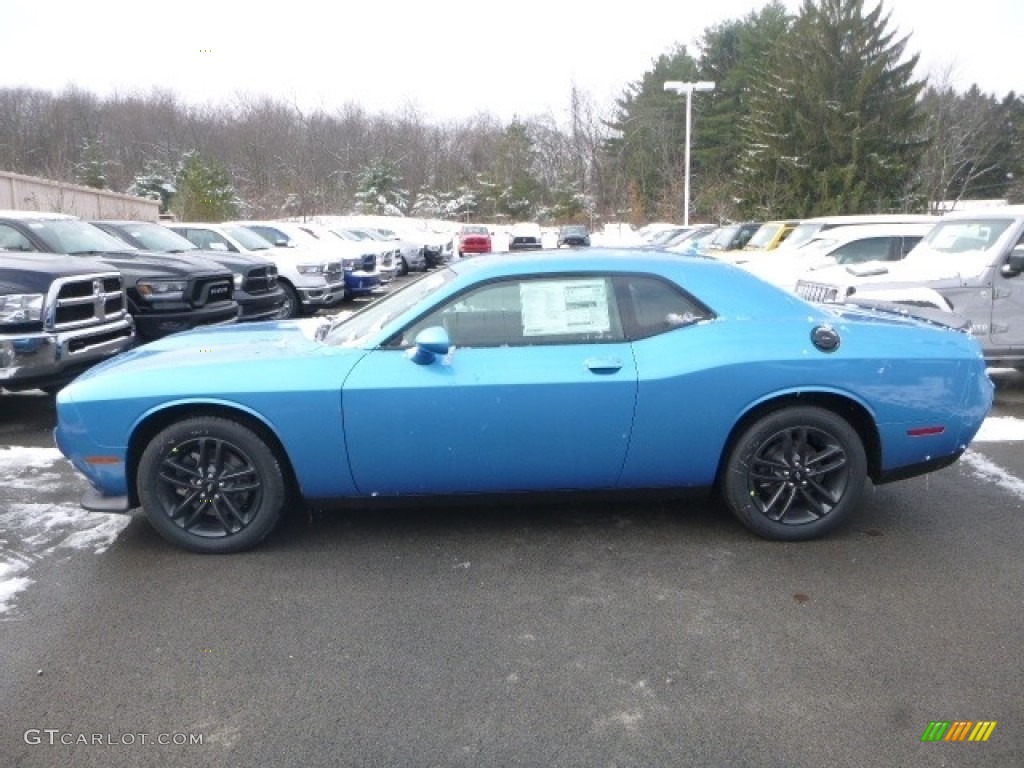 B5 Blue Pearl 2019 Dodge Challenger GT AWD Exterior Photo #130663946