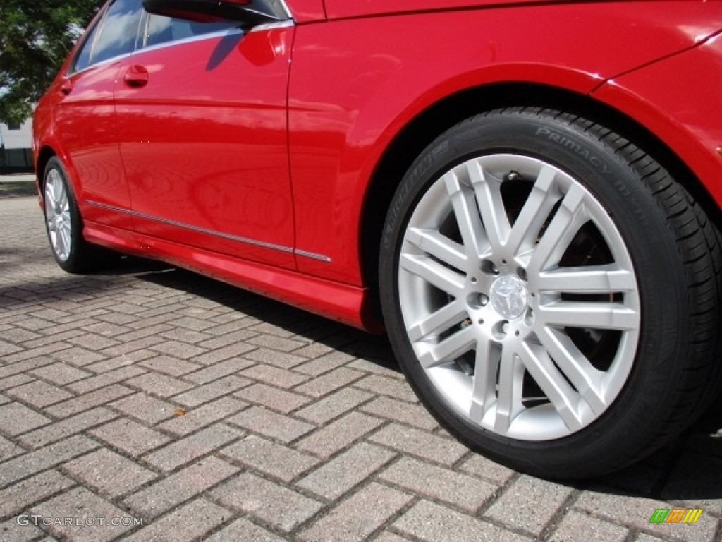 2009 C 300 Luxury - Mars Red / Almond/Mocha photo #68