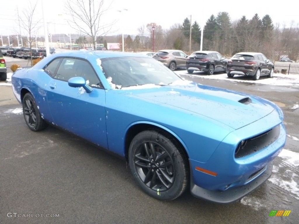 B5 Blue Pearl 2019 Dodge Challenger GT AWD Exterior Photo #130664060