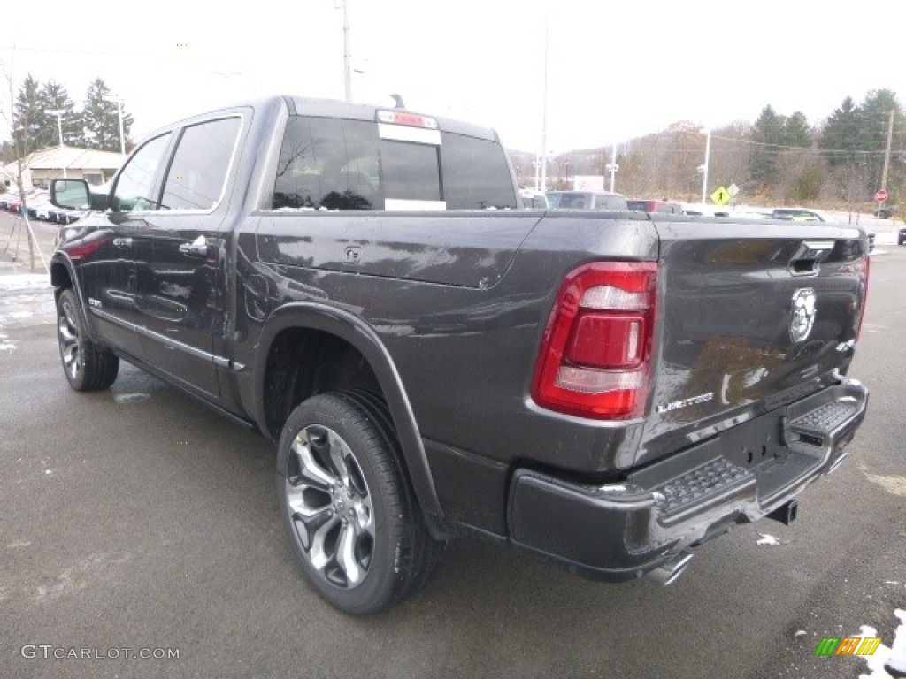 2019 1500 Limited Crew Cab 4x4 - Granite Crystal Metallic / Indigo/Frost photo #3