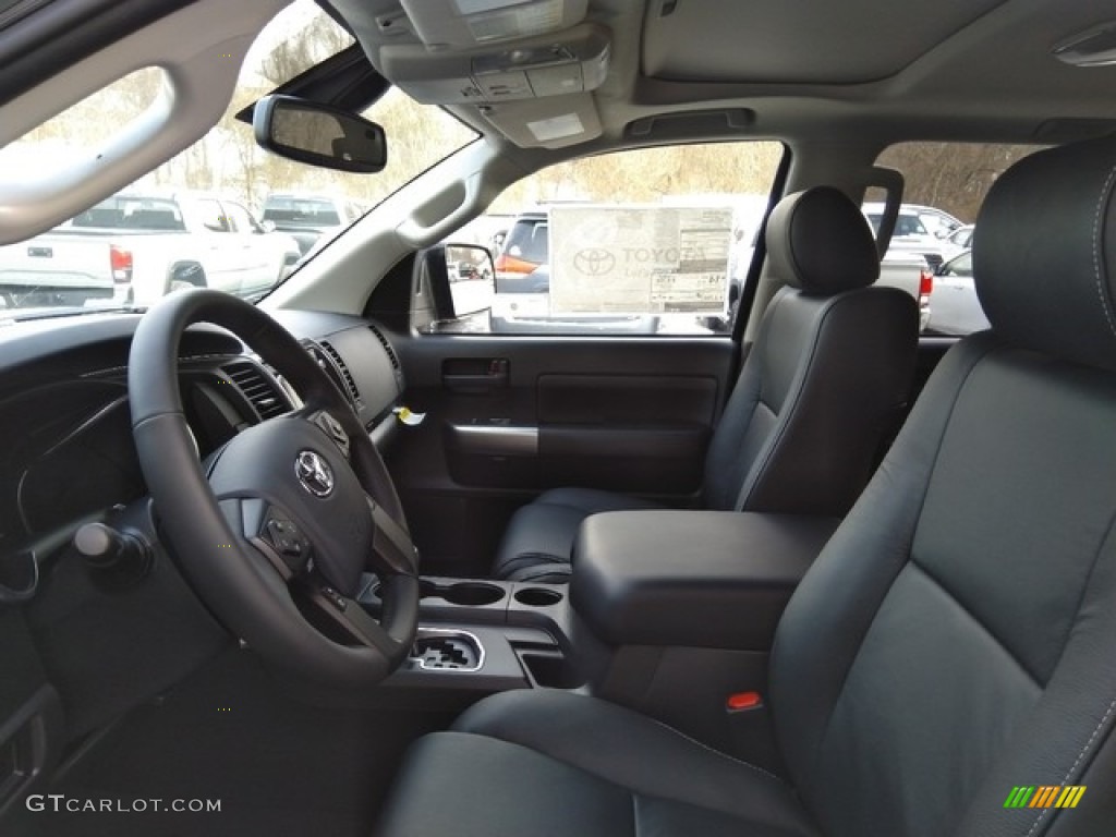 Black Interior 2019 Toyota Sequoia TRD Sport 4x4 Photo #130668833
