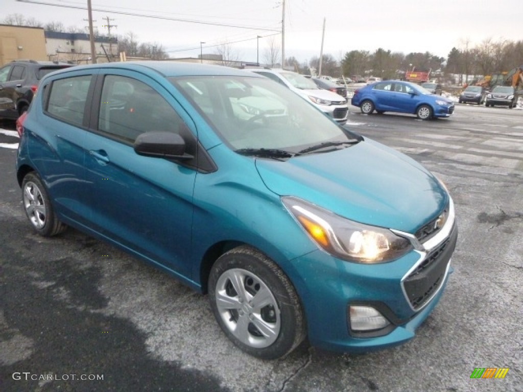 Caribbean Blue Metallic 2019 Chevrolet Spark LS Exterior Photo #130669910