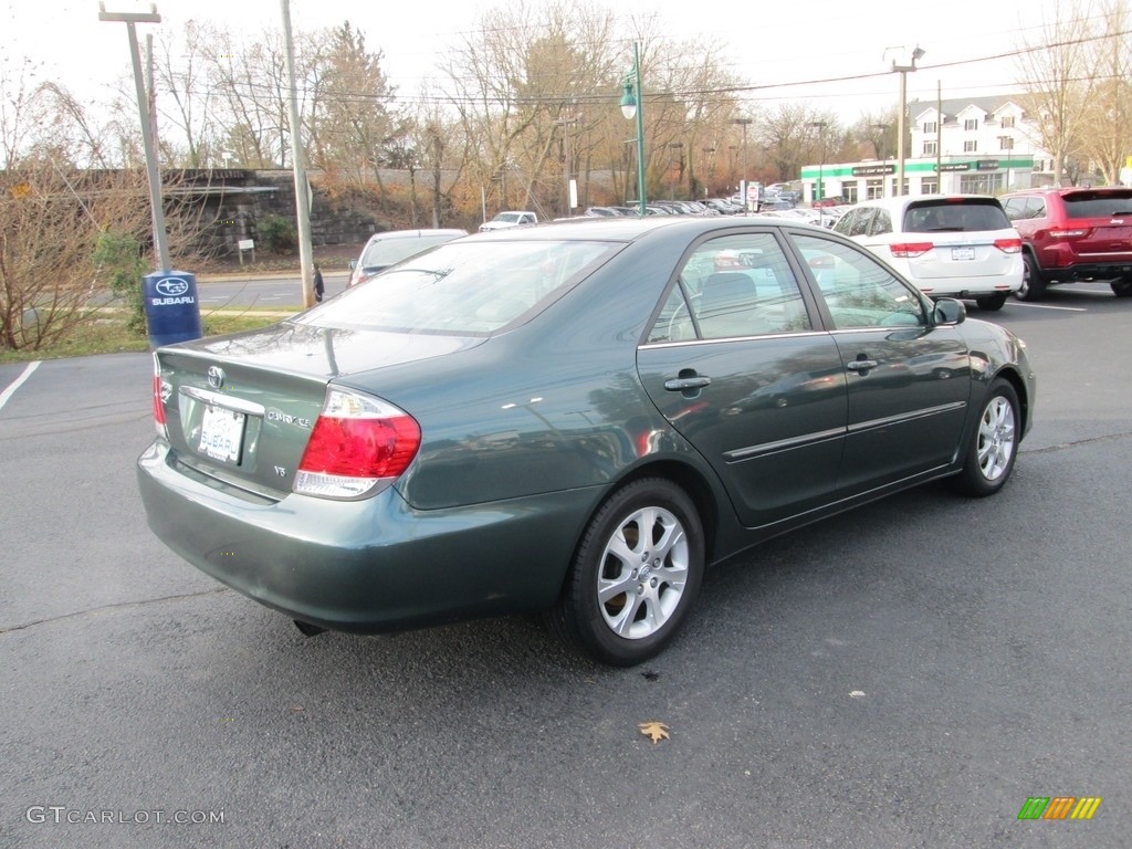 2006 Camry XLE V6 - Aspen Green Pearl / Stone Gray photo #6