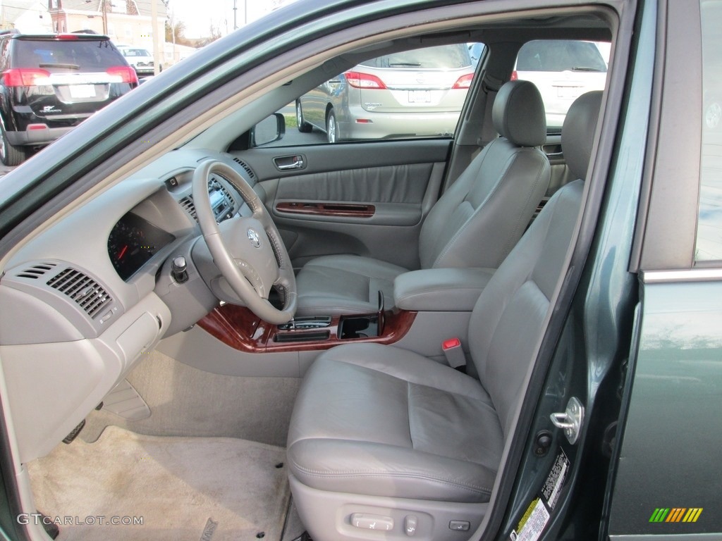 2006 Camry XLE V6 - Aspen Green Pearl / Stone Gray photo #12