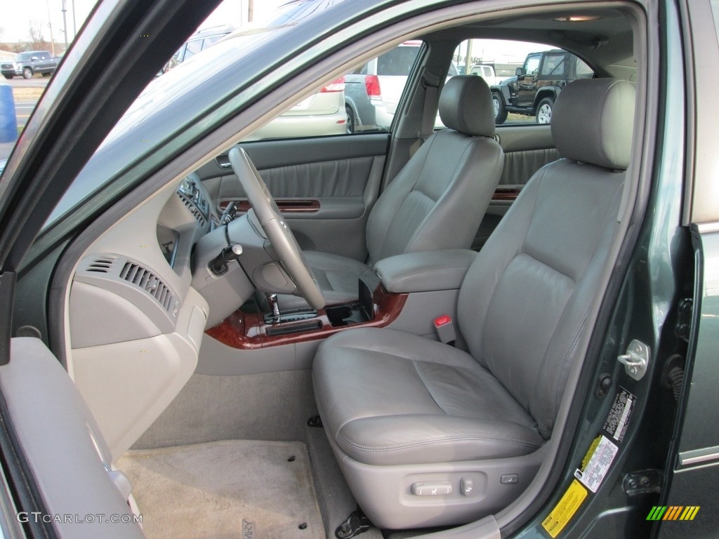 2006 Camry XLE V6 - Aspen Green Pearl / Stone Gray photo #15