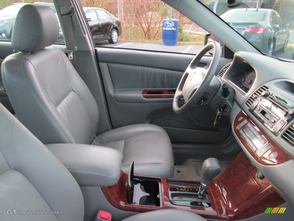 2006 Camry XLE V6 - Aspen Green Pearl / Stone Gray photo #16