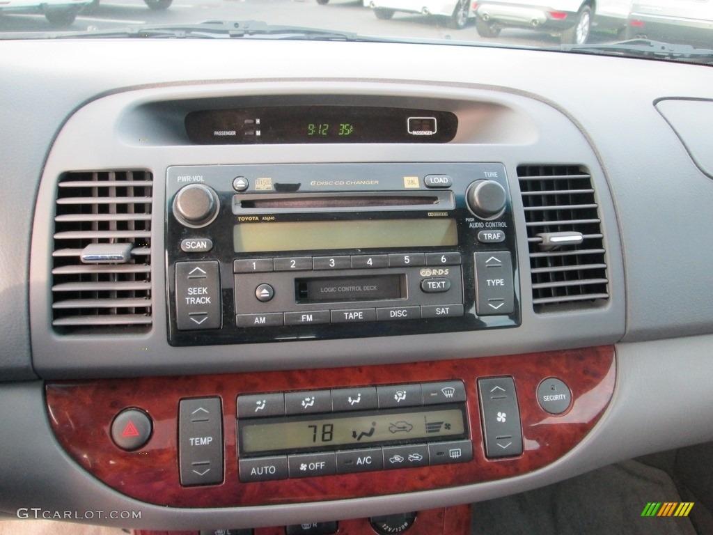 2006 Camry XLE V6 - Aspen Green Pearl / Stone Gray photo #25