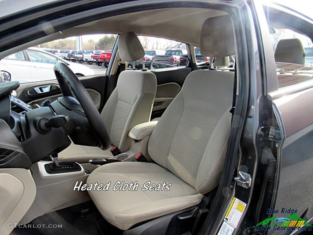 2016 Fiesta SE Sedan - Magnetic Metallic / Charcoal Black photo #10