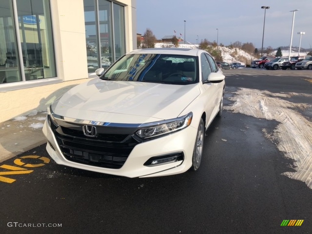 2019 Accord EX Sedan - Platinum White Pearl / Black photo #3