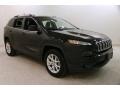 2016 Brilliant Black Crystal Pearl Jeep Cherokee Latitude 4x4  photo #1
