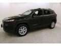 2016 Brilliant Black Crystal Pearl Jeep Cherokee Latitude 4x4  photo #3