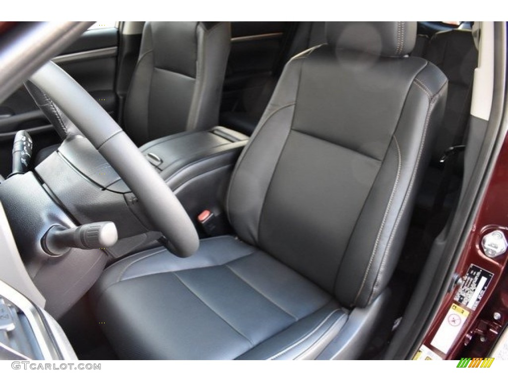Black Interior 2019 Toyota Highlander Hybrid Limited AWD Photo #130675922