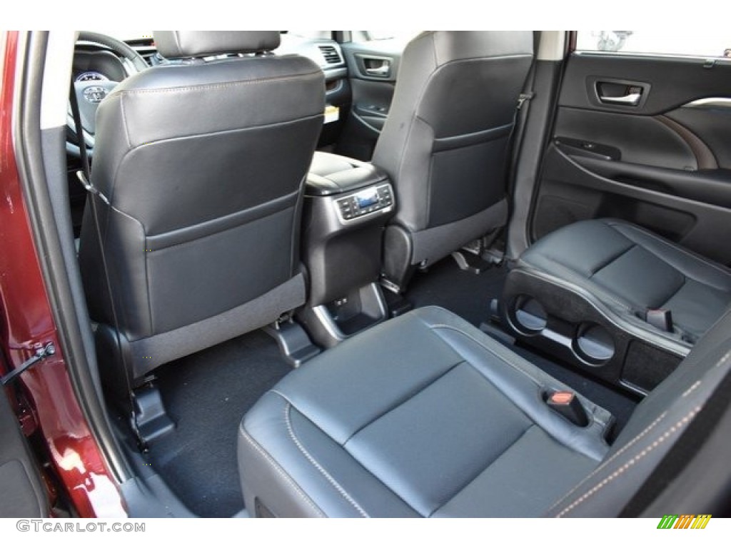 Black Interior 2019 Toyota Highlander Hybrid Limited AWD Photo #130676045