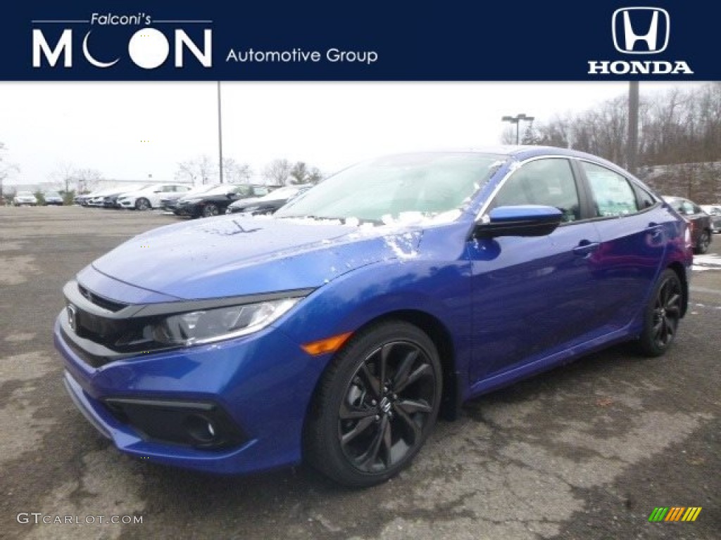 Agean Blue Metallic Honda Civic