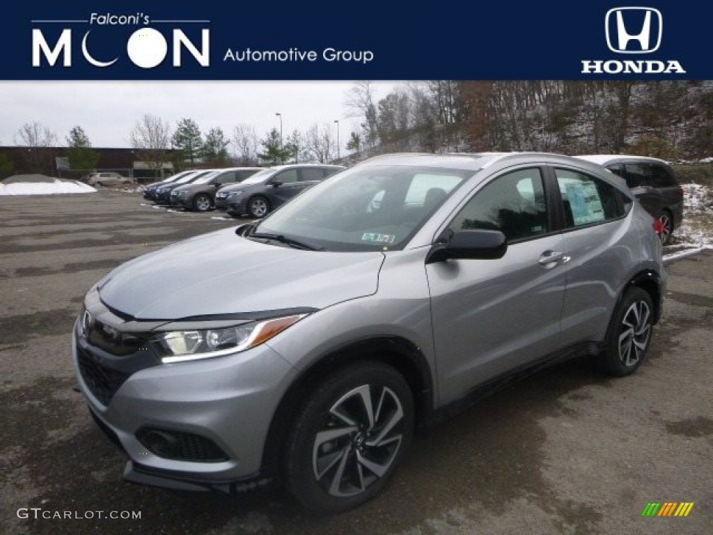 2019 HR-V Sport AWD - Lunar Silver Metallic / Black photo #1