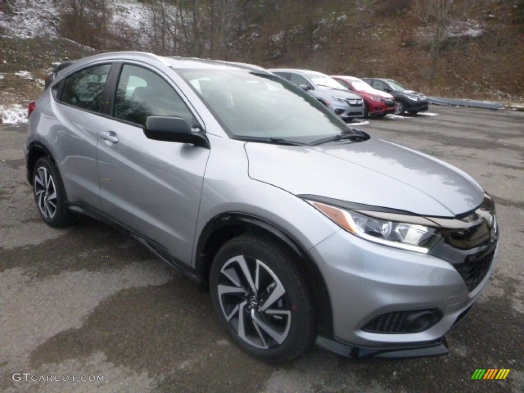 Lunar Silver Metallic 2019 Honda HR-V Sport AWD Exterior Photo #130678040