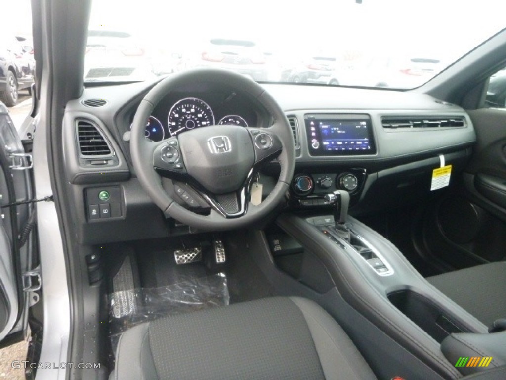 Black Interior 2019 Honda HR-V Sport AWD Photo #130678109