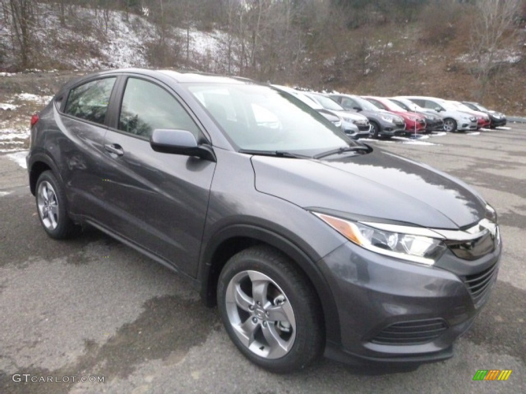 Modern Steel Metallic 2019 Honda HR-V LX AWD Exterior Photo #130678451