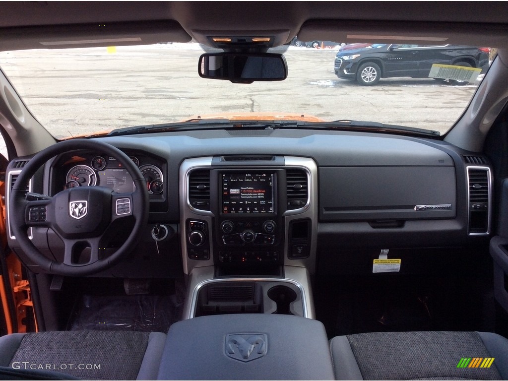 2019 1500 Classic Big Horn Crew Cab 4x4 - Omaha Orange / Black/Diesel Gray photo #11