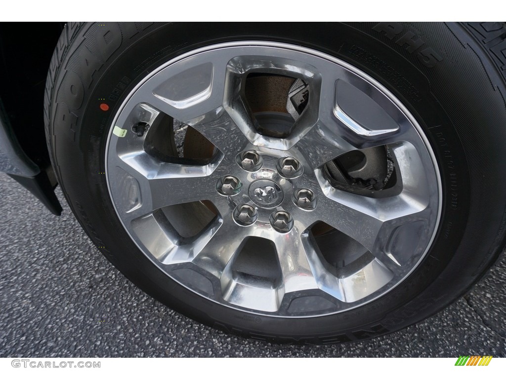2019 1500 Big Horn Crew Cab - Maximum Steel Metallic / Black/Diesel Gray photo #8