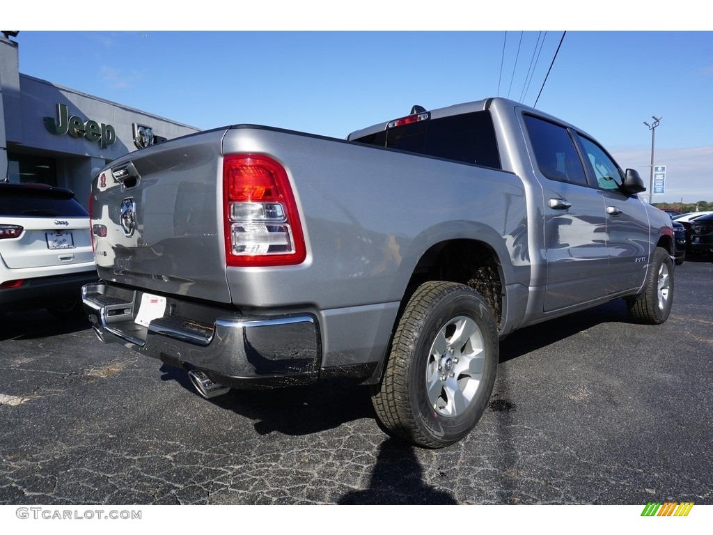 2019 1500 Big Horn Crew Cab - Billett Silver Metallic / Black/Diesel Gray photo #12