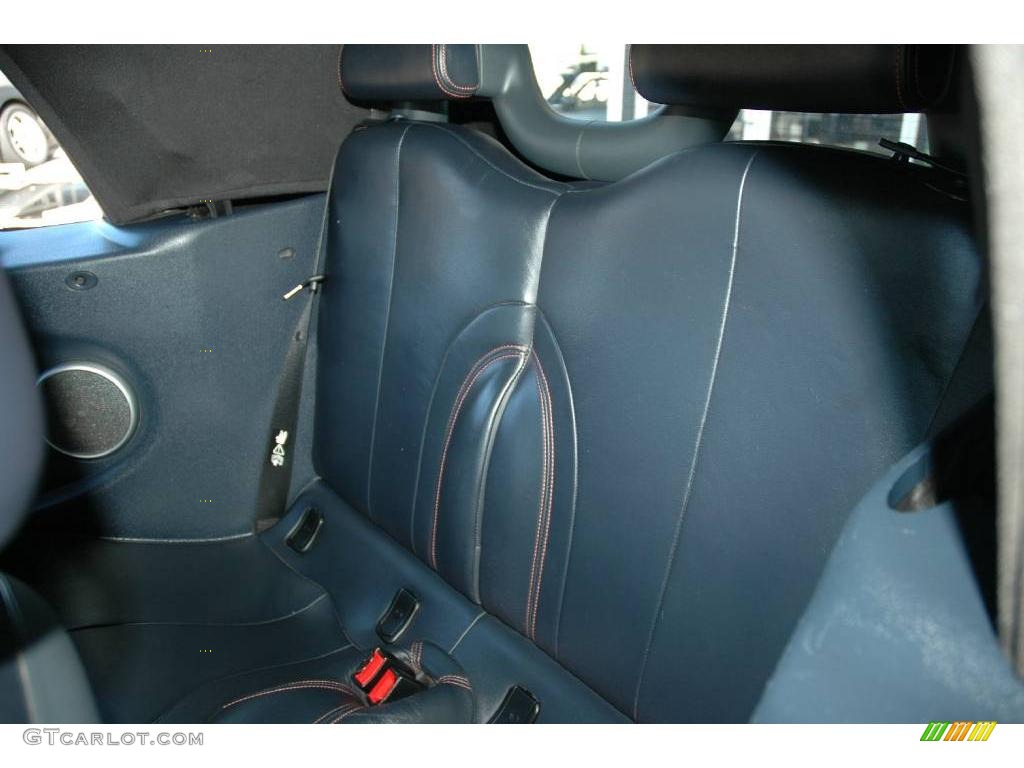 2006 Cooper S Convertible - Hyper Blue Metallic / Dark Blue Leather photo #15