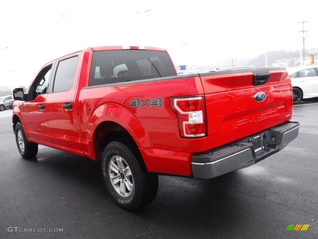 2018 F150 XLT SuperCrew 4x4 - Race Red / Earth Gray photo #10