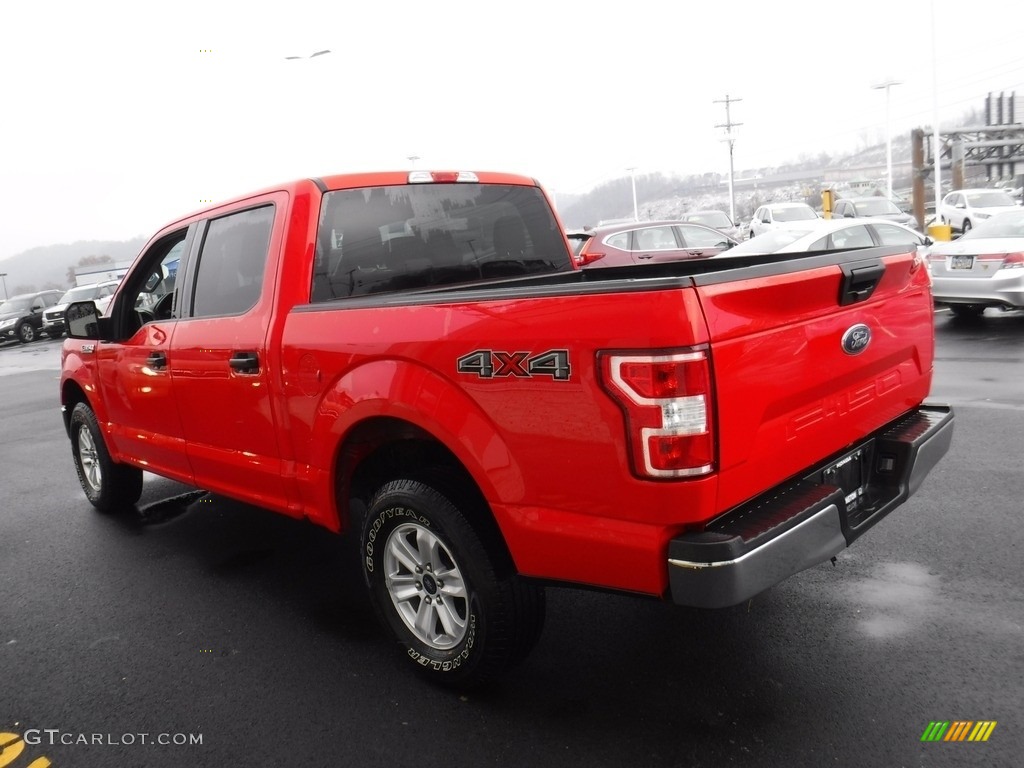 2018 F150 XLT SuperCrew 4x4 - Race Red / Earth Gray photo #10