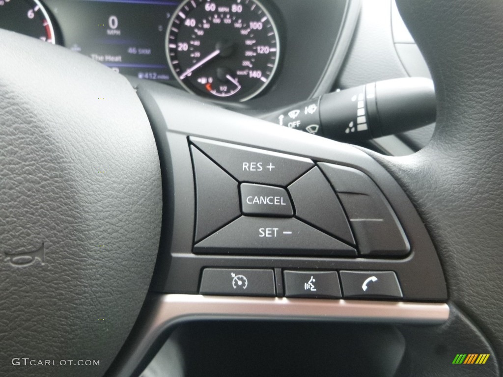 2019 Nissan Altima S Charcoal Steering Wheel Photo #130685845